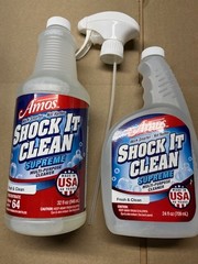 Professor Amos Shock It Clean 32 oz. Concentrate=64x24oz bottles, Fresh & Clean