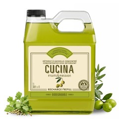 CUCINA Dish Detergent Refills – 34 fl. oz.- Coriander and Olive Tree