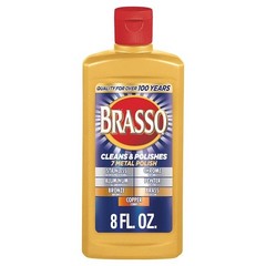 Brasso Metal Polish for Stainless Steel Chrome Copper Aluminum and Brass 8 oz.