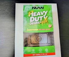 NUAN Heavy Duty Degreaser Kitchen Foam Spray Dual Nozzle Oil Stain Remover 500ml