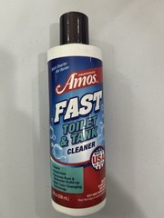 Professor Amos FAST Toilet & Tank Cleaning Solution 8oz New