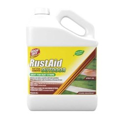 Goof Off 1 Gal. RustAid Outdoor Rust Stain Remover Spray Concrete Wood Vinyl