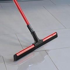 18 in. Flex Foam Blade Floor Squeegee with 52 Handle Steel Straight Durable New