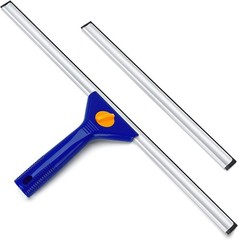 18-Inch Window Squeegee Professional with 12-INCH Chanel Squeegee for Shower