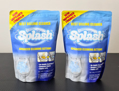 Splash Set of 2 Toilet Cleaner Self Activating Cleaning Powder 400g Exp: 05/2027
