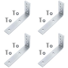 4PCS Heavy Duty Trailer Fenders Brackets Kit for Boat & Utility Trailers, Gal…