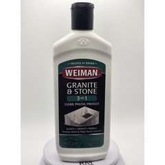 2 Bottles Used WEIMAN Granite & Stone 3 In 1 8oz Discontinued