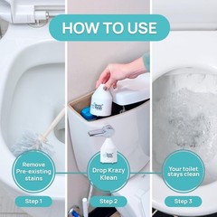 Pro Toilet Cleaner, Household Cleaning Solution, Natural Long Lasting Toilet …
