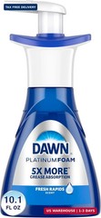 Dawn Ultra Platinum Foam Dishwashing Foam, Fresh Rapids Scent, 10.1 fl oz (Packa