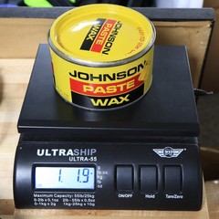 SC Johnson Paste Wax 16 oz Tin Can Original Formula 80/90%