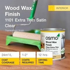 Wood Wax Finish Extra Thin – 1101 Clear .75 Liter