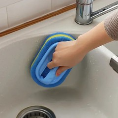 Kitchen Bathroom Toilet Cleaning Magic Sponge Glass Wall Cleaning Bath Brush
