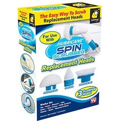 Replacement Heads for Scrubbers, Set of 3, As seen on TV Scrubber Replacements