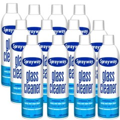 Sprayway Glass Cleaner with Foaming Spray for a Streak-Free Shine for Home and