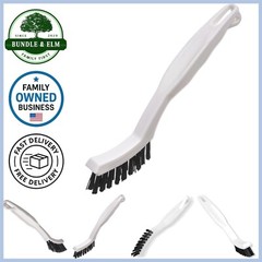 Nylon Grout Brush 8 Inches Crevice Cleaner Tough Stains Bathroom Shower Tile