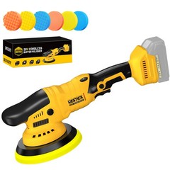 Cordless Buffer Polisher Compatible with Dewalt 20V Battery, 7500RPM | Dual A…