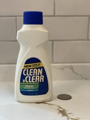 Vintage Clean n Clear Cleaner No-Wax Floors Mini 6 fl oz 1980s SC Johnson Full