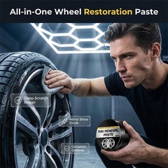 All-in-One Wheel Care&Restoration Paste,Wheel Restoration Polish Buffs