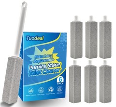 Pumice Stone Toilet Bowl Cleaner with Extra Long Handle – Effortlessly Remove