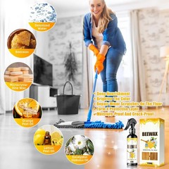 Natural Beeswax Care Spray & Restorer, Wood Cleaner, Furniture Polish for Floor