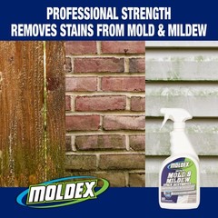 ® Mold & Mildew Surface Stain Cleaner with Bleach, 32 oz – Fast Acting Spray …