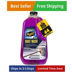 Meguiar’s M43 Marine/RV Boat Wash, pH-Balanced Boat/RV Wash for Protecting Fi…