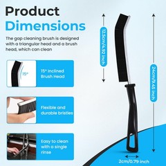 7Pcs Crevice Cleaning Brush, Gap Brush for Cleaning Hard Bristle Cleaning Too…