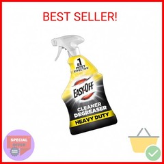 Easy-Off Heavy Duty Degreaser Cleaner Spray, Kitchen Degreaser, 32 Oz