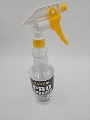Harris Pro Sprayer/Mister Plastic Clear/White/Yellow Trigger Bottle 32 oz