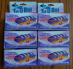 (6) TY-D-BOL CONTINUOUS “IN BETWEEN” TOILET CLEANER 5 PACK – LAVENDER