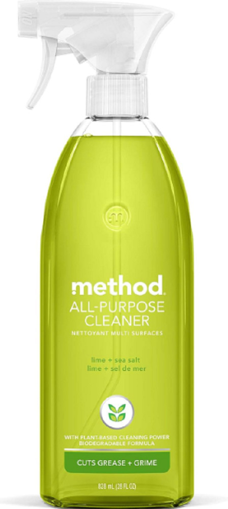 Method All-Purpose Cleaner Spray, Lime + Sea Salt, Plant-Based and Biodegradabl