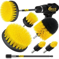 Holikme 6Pack Drill Brush Power Scrubber Cleaning Brush Extended Long Attachment