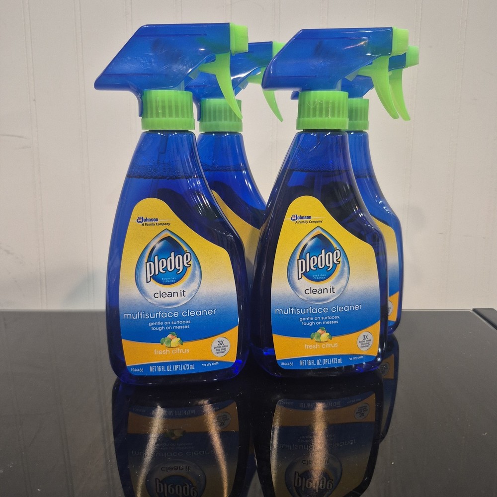 4x PLEDGE Multi-Surface CLEAN IT Fresh Citrus 16 Oz