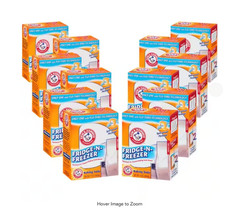 Arm & Hammer Baking Soda Fridge-n-Freezer Odor Absorber, Orange 14 oz Pack of 12