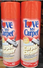 Pack of 4 – Love My Carpet Foaming Carpet Cleaner, 12 oz, Self-Cleaning Formula