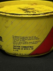 B98- SC Johnson Paste Wax 16oz Metal Can 1988 Original Formula