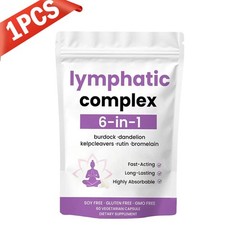 6-in-1 Lymphatic Complex,Lymphatic Drainage Supplements|Herbal Blend