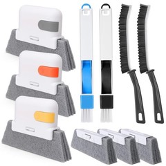Window Track Cleaner Set, Window Groove Cleaning Brush Tools, 7 Pieces
