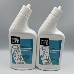 2 PK 24 Oz, Natural Toilet Bowl Cleaner Gel, Tea Tree & Peppermint, Plant-Based