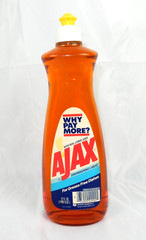Vintage Ajax Dishwashing Detergent Soap 22oz Lemon Juice NOS USA Rare
