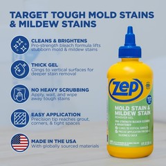 Zep Mold Stain & Mildew Stain Remover Gel – 8oz