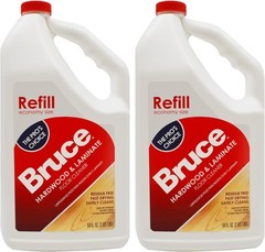 Hardwood Laminate Floor Cleaner No Rinse Urethane Finish 64oz 2pk