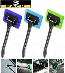 Microfiber Car Wiper Windshield Cleaning Auto Glass Window Cleaner Brush Tool US