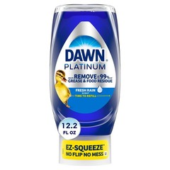 Dawn EZ-Squeeze Platinum Dishwashing Liquid Dish Soap, Refreshing Rain Scent