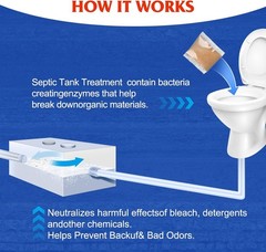 Septic Tank Treatment – 1 Year Supply of Septic Safe