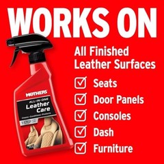 Leather Cleaner Conditioner Protector 12 oz pH Balanced Aloe Neatsfoot Oil