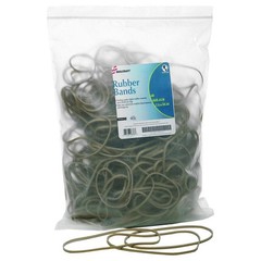 SKILCRAFT 7510-01-578-3512 Rubber Band,Natural,9.45″ L,PK250 803TC9