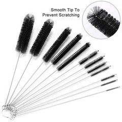 9.5 Inches Long Straw Cleaner Brush Set, 12 Pack Straw Pipe Cleaner Brush Set…