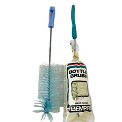 2 Vintage Empire Bottle Brush with Plastic Handle 10 inch New Old Stock