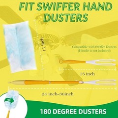 30 Disposable Duster Refills Replacement Dusting Tool Home Office Car Cleaning